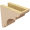 Ekena Millwork 4"W x 8"D x 8"H Classic New Brighton Rough Cedar Woodgrain TimberThane Corbel, Primed Tan CORUR04X08X08NEBRCPR - alternate 5